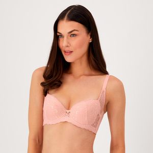 Bra con encaje y varillas PlaySupport espalda plana